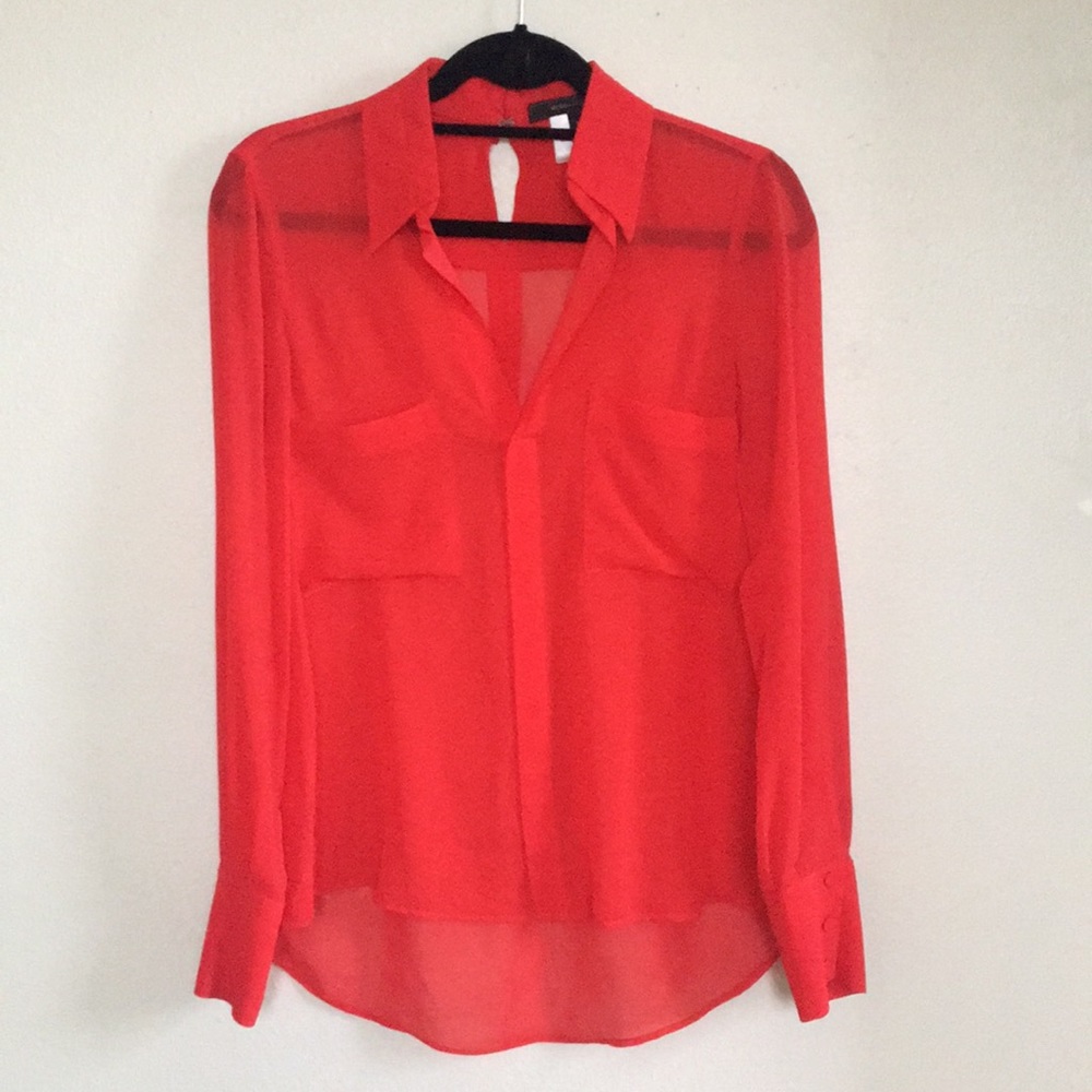 BCBG MAX AZRIA 100% silk blouse